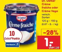 Netto Marken-Discount Dr. Oetker Crème Fraîche Angebot