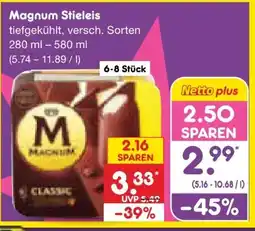 Netto Marken-Discount Magnum Stieleis Angebot