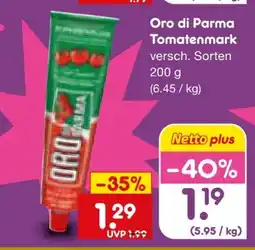 Netto Marken-Discount Hengstenberg Oro di Parma Tomatenmark Angebot