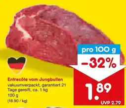 Netto Marken-Discount Jungbullen-Entrecôte Angebot