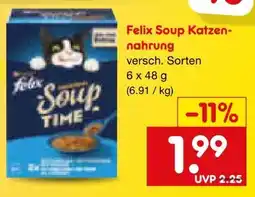 Netto Marken-Discount Purina Felix Soup Katzennahrung Angebot