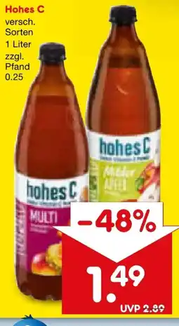 Netto Marken-Discount Hohes C Saft Angebot