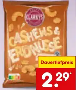 Netto Marken-Discount Clarky's Cashew Erdnuss Mix Angebot