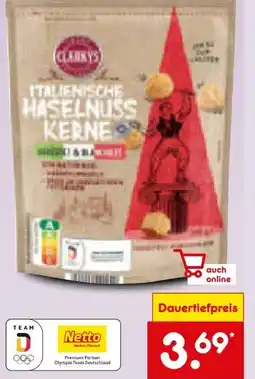 Netto Marken-Discount Clarky's Haselnusskerne Angebot