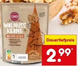 Netto Marken-Discount Clarky's Walnusskerne Angebot