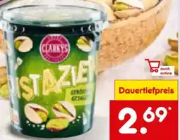 Netto Marken-Discount Clarky's Pistazien Angebot