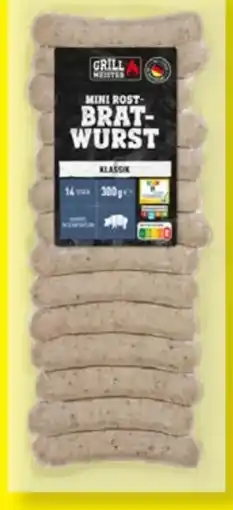 Lidl Grillmeister Mini Rostbratwurst Angebot
