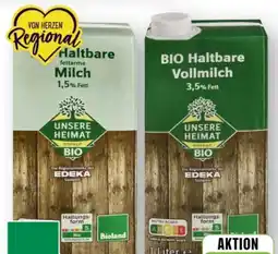 Edeka Unsere Heimat Echt & Gut frische fettarme Bio-Milch Angebot