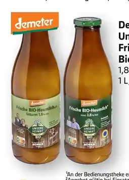 Edeka Unsere Heimat Echt & Gut Bio-Heumilch Angebot