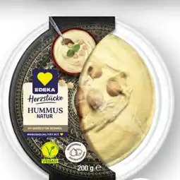 Scheck-in-Center Edeka Herzstücke Hummus Natur Vegan Angebot
