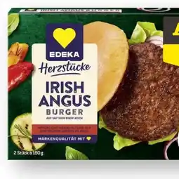 Scheck-in-Center Edeka Herzstücke Irish Angus Burger Angebot
