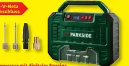 Lidl Parkside Tragbarer Kompressor mit digitaler Anzeige PMK 150 A1 Angebot