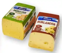Scheck-in-Center Milram Burlander Angebot