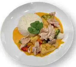 Scheck-in-Center Scheck-in Center Rotes Thai-Curry (scharf) mit Schweinefleischstreifen Angebot