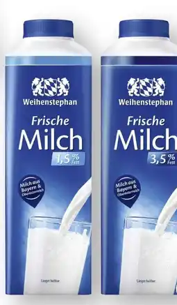Scheck-in-Center Weihenstephan Frische Milch Angebot