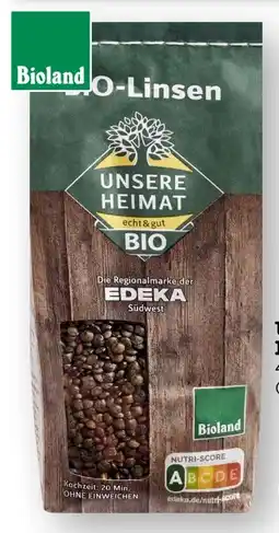 Scheck-in-Center Unsere Heimat Echt & Gut Bio-Linsen Angebot