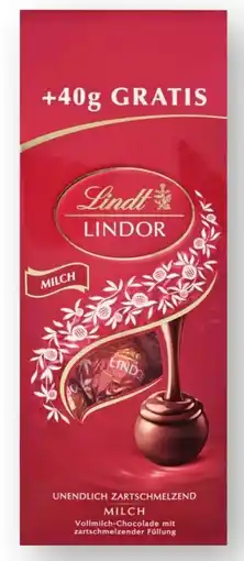 Scheck-in-Center Lindt Lindor Angebot