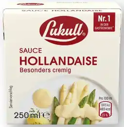 Scheck-in-Center Lukull Sauce Hollandaise Angebot