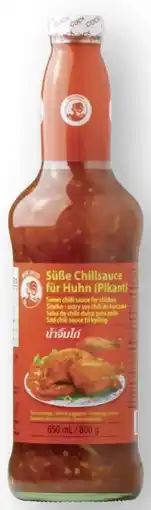 Scheck-in-Center Cock Brand Süße Chilisauce Angebot