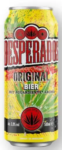 Scheck-in-Center Desperados Original Bier Angebot