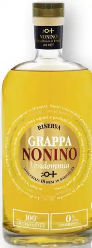 Scheck-in-Center Nonino Grappa Vendemmia Riserva Angebot