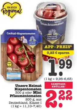 Scheck-in-Center Unsere Heimat Rispentomaten Angebot
