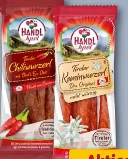 REWE Center Handl Tyrol Kaminwurzerl Angebot