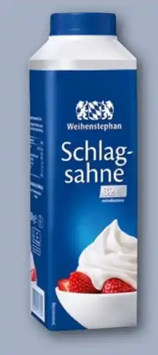 REWE Center Weihenstephan Schlagsahne Angebot