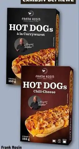 REWE Center Frank Rosin Hot Dogs Currywurst tiefgefroren Angebot