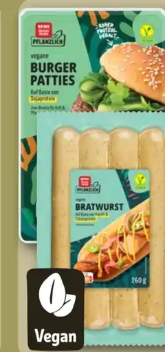 REWE Center Rewe Beste Wahl Vegane Burger Patties Angebot