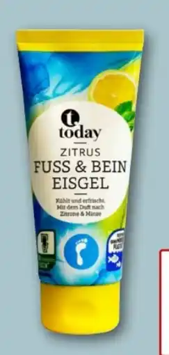 REWE Center Today Fuss & Bein Eisgel Zitrus Angebot
