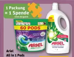REWE Center Ariel All in 1 Pods Angebot