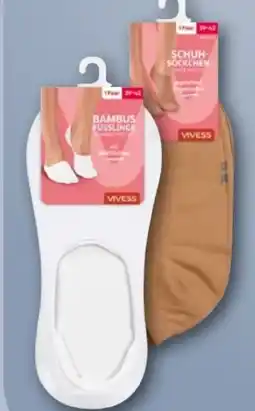 REWE Center Vivess Damen Schuhsöckchen Angebot