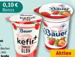 REWE Bauer Kefir Drink Erdbeere Angebot