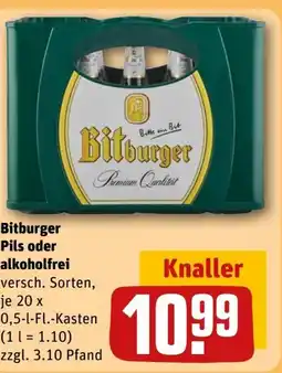 REWE Bitburger Pils Angebot