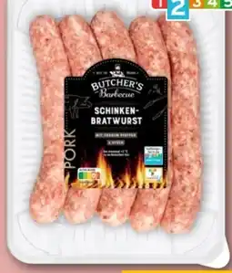 REWE Butcher’s Barbecue Schinken-Bratwurst Angebot