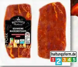 REWE Butcher’s Barbecue Schweine-Nackensteaks Angebot