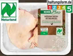 REWE Rewe Bio Frische Hähnchen Schenkel Angebot