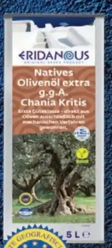 Lidl Eridanous Natives Olivenöl Extra Chania Kritis Angebot