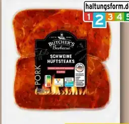 REWE Butcher’s Barbecue Schweine-Hüftsteaks Angebot