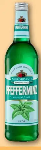 REWE Nordbrand Nordhausen Pfefferminzlikör Angebot