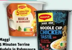 REWE Maggi 5 Minuten Terrine Nudeln in Rahmsauce Angebot