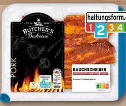 REWE Butcher’s Barbecue Schweine-Bauchscheiben Angebot