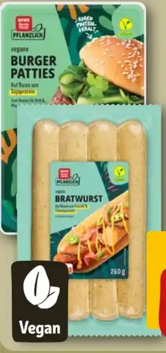 REWE Rewe Beste Wahl Vegane Burger Patties Angebot