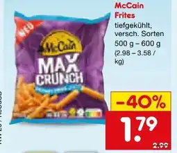 Netto Marken-Discount McCain Frites Vegan Angebot
