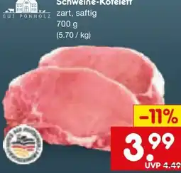 Netto Marken-Discount Gut Ponholz Schweine-Kotelett Angebot