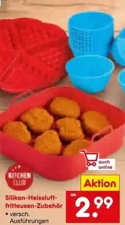 Netto Marken-Discount Kitchen Club Silikon-Heissluftfritteusen-Zubehör Angebot