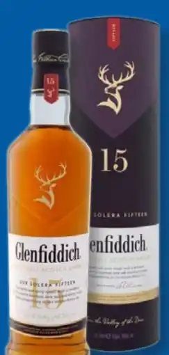 Lidl Glenfiddich Solera Reserve Speyside Single Malt Scotch Whisky 15 Jahre Angebot