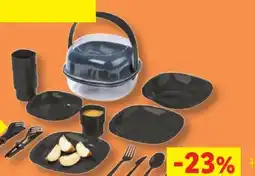 Lidl Crivit Camping Geschirr-Set 33-tlg Angebot