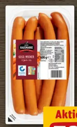 REWE Unsere Hausmarke Käse-Wiener Angebot